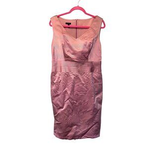 Escada Pink Sleeveless Sheath Dress Size 46 Screen Used Made In Germany